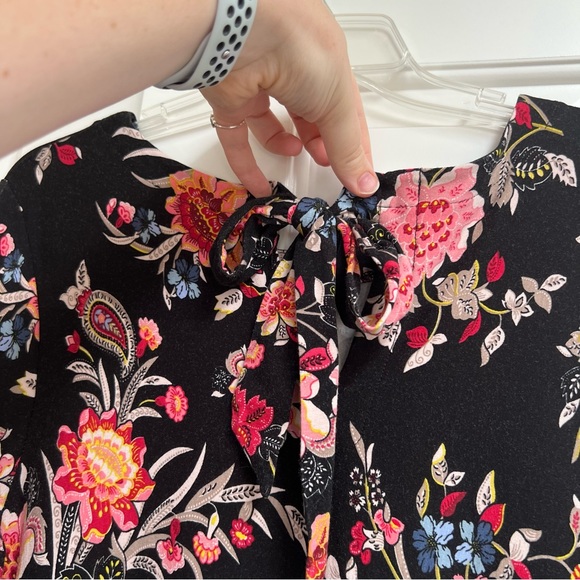 Loft A-Line Floral Swing Dress - Picture 3 of 5